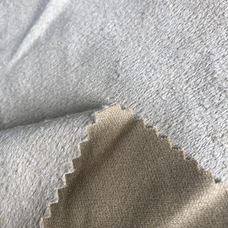 100% Polyester Knitted Suede Fabric
